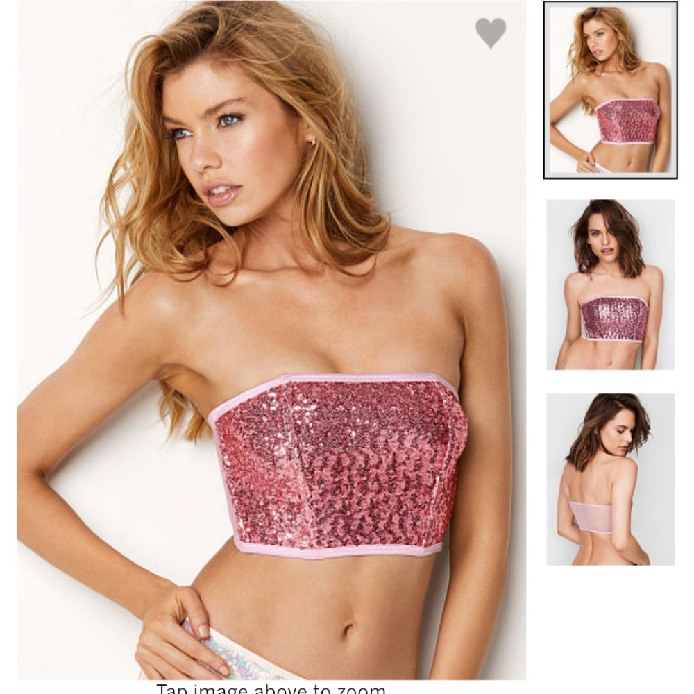 Victoria's Secret Sequin Long Line Brallette